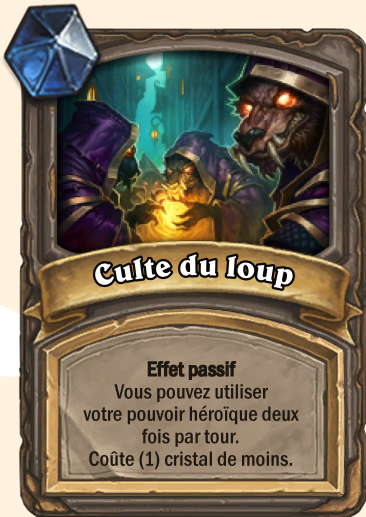 Carte Hearthstone - Culte du loup