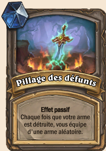 Carte Hearthstone - Pillage des défunts