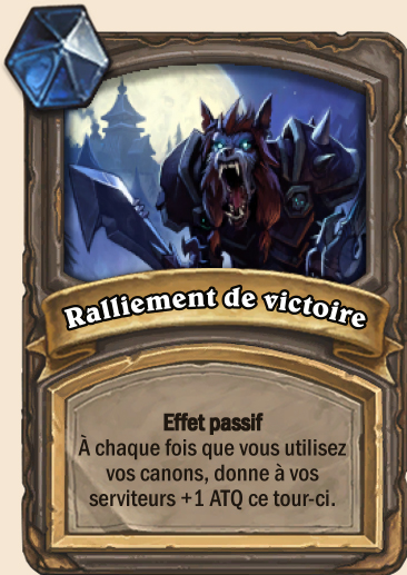 Carte Hearthstone - Ralliement de victoire