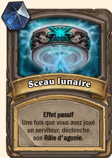 Carte Hearthstone - Sceau lunaire