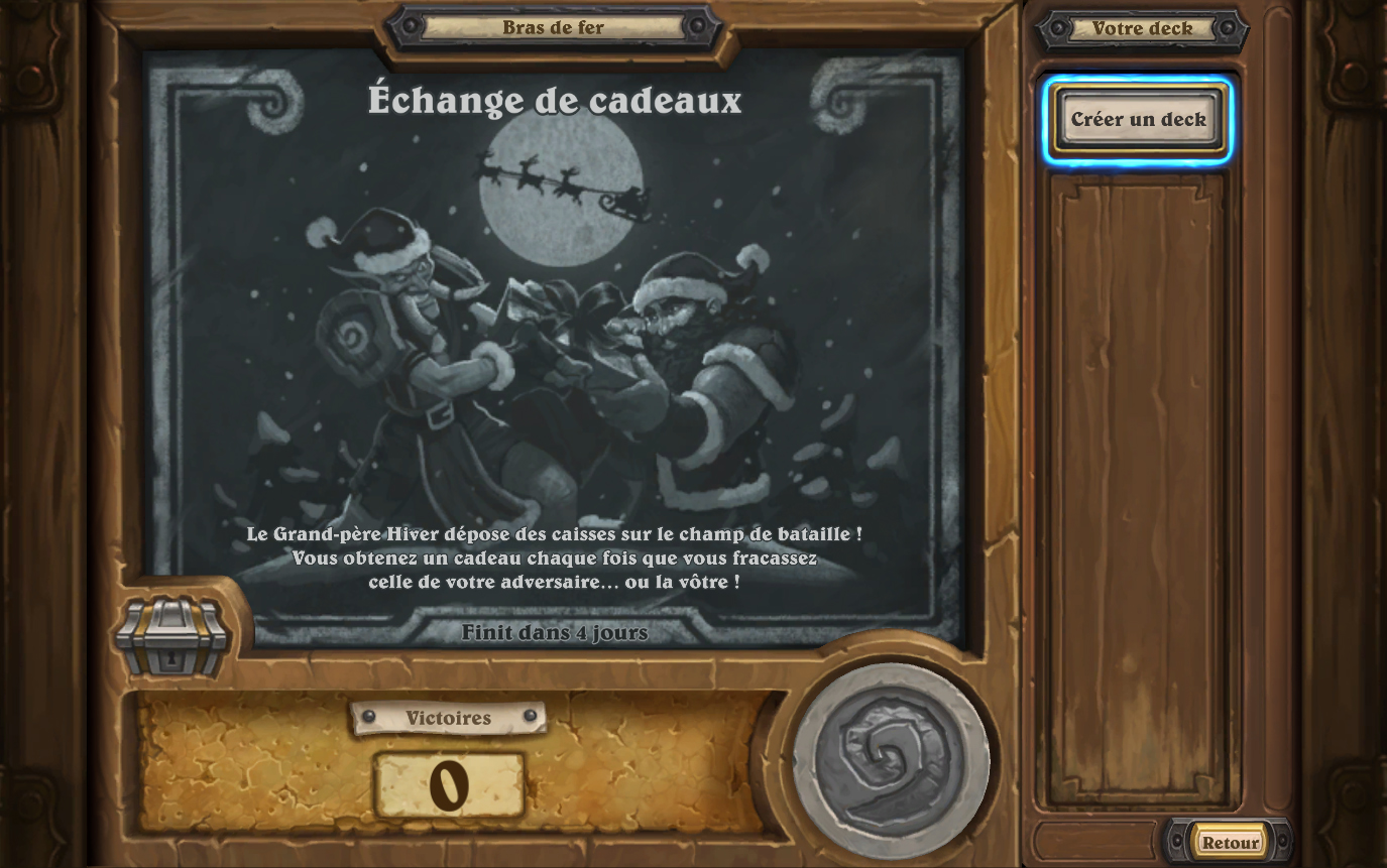 Bras de fer du Voile d'hiver : Echange de cadeaux