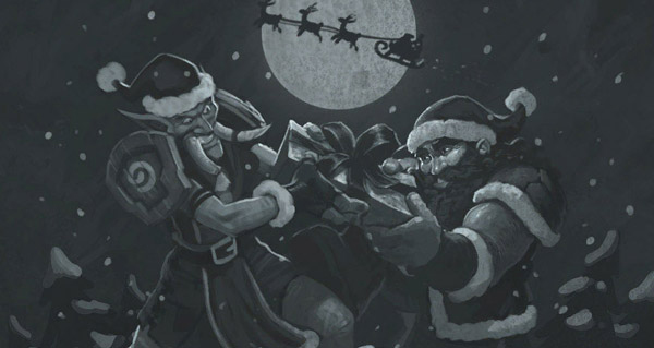 bras de fer hebdomadaire : echange de cadeaux