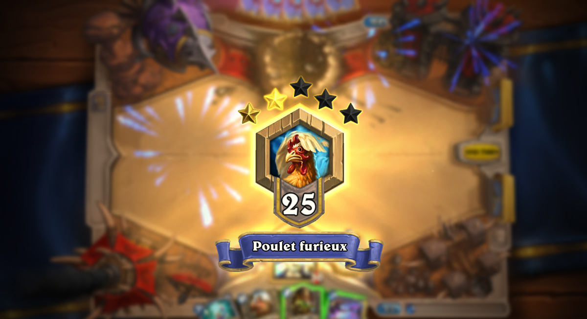 Tous les rangs (25 à 1) disposent de cinq étoiles