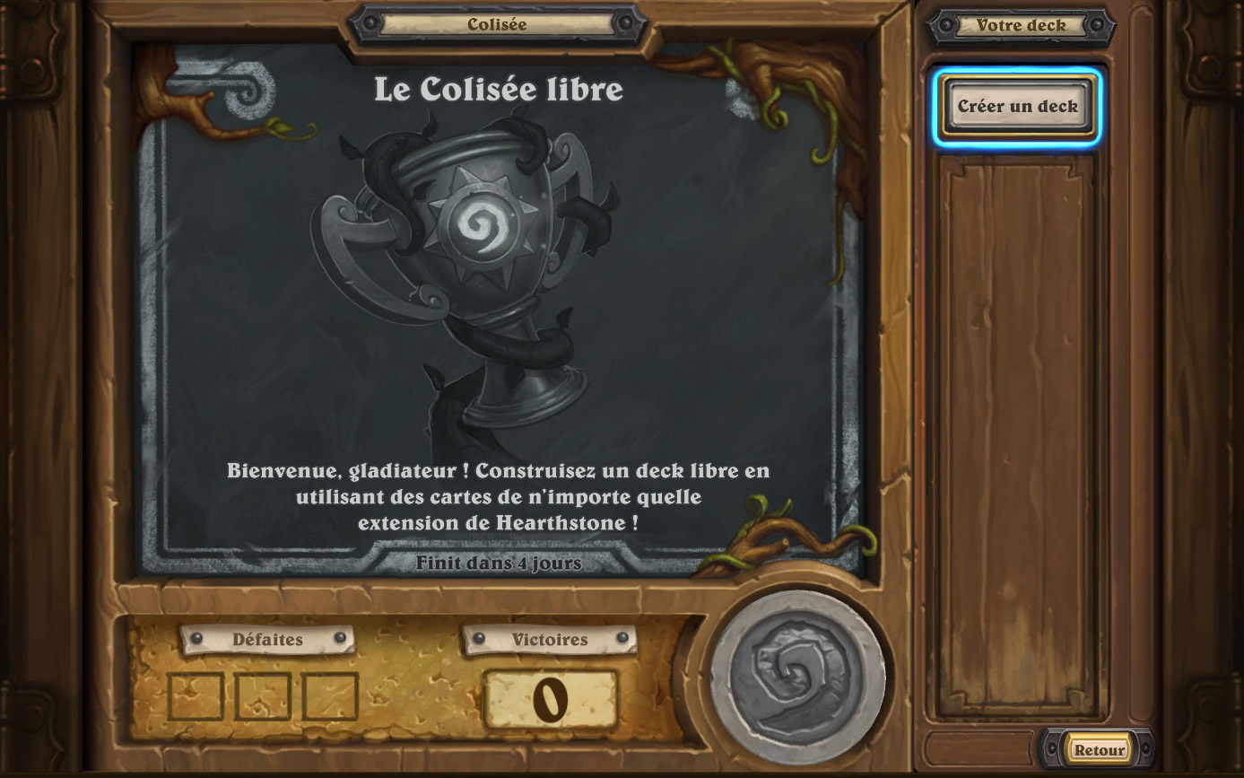 Au bout de 3 défaites, vous êtes éliminés