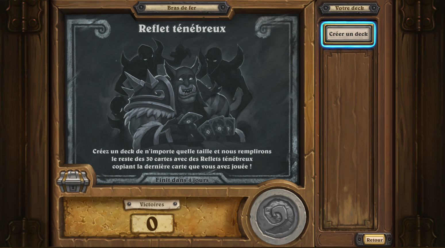 Bras de fer de la semaine : Reflet ténébreux