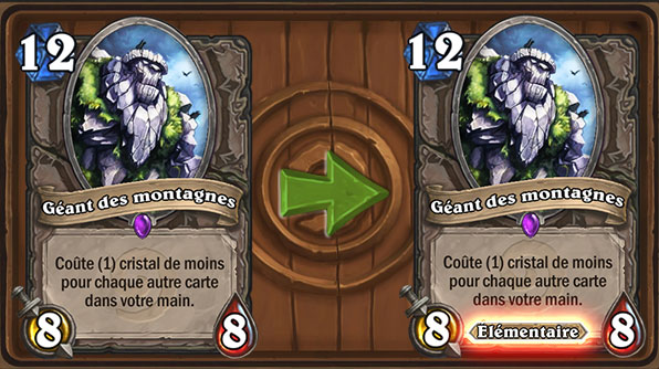Le Géant des montagnes devient un Élémentaire