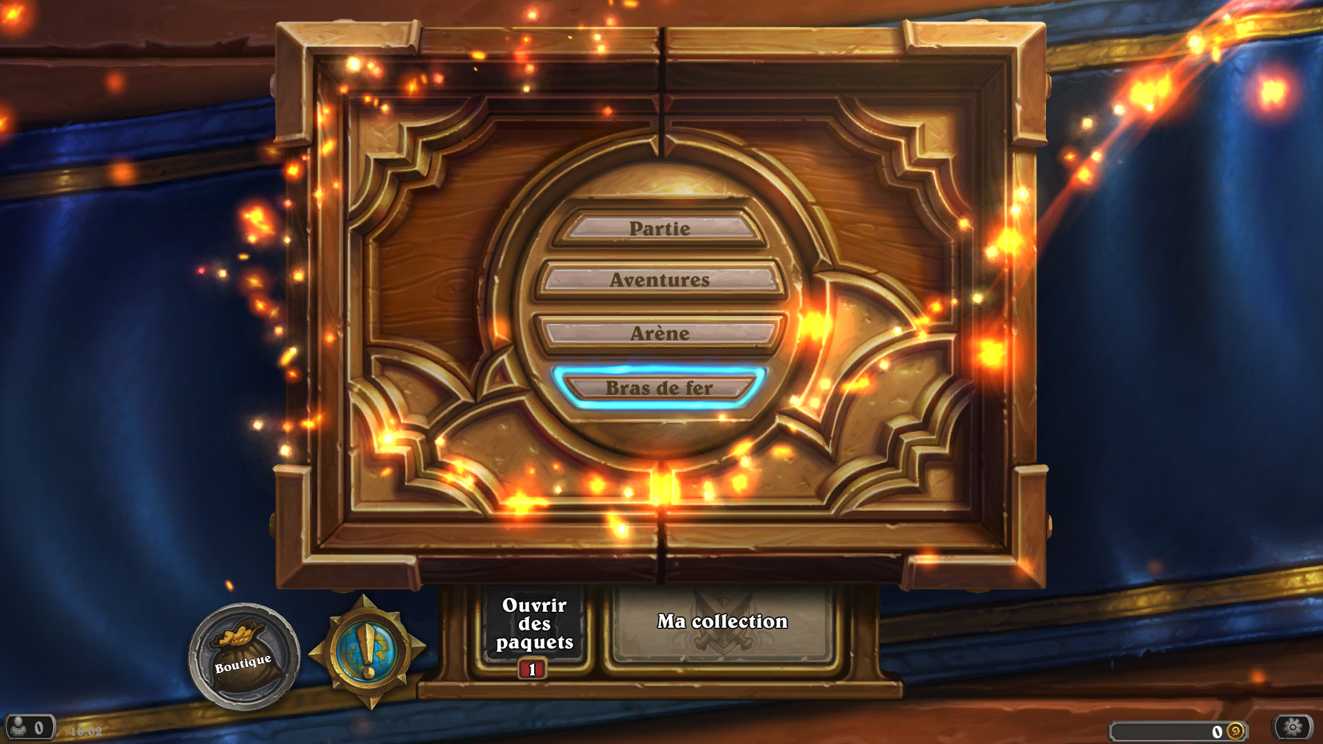 Ecran d'accueil pendant toute la durée de la Fête du solstice d'été