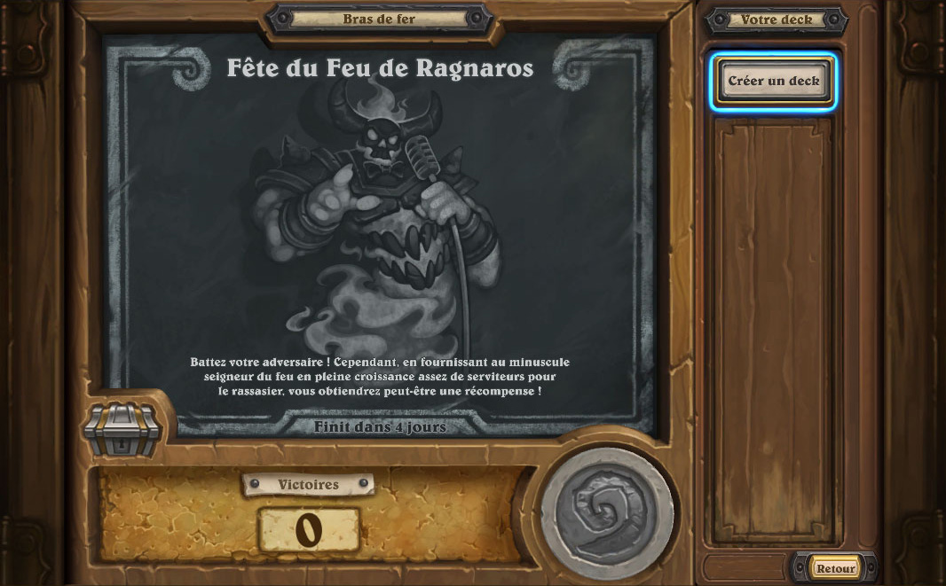 Bras de fer hebdomadaire : Fête du Feu de Ragnaros