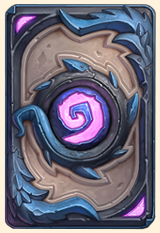 Dos de carte Hearthstone - Vol bleu - Saison 51