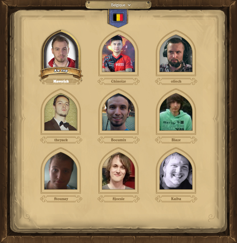 Votez pour trois joueurs des huit joueurs belges