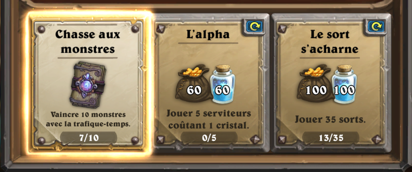 Les quêtes des Auberges du Temps sont très rentables !