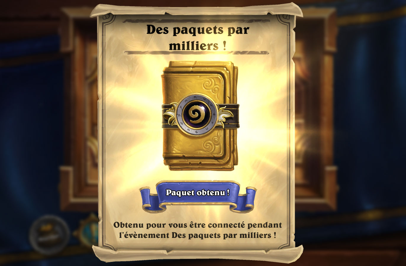 Obtenez un paquet de cartes dorées classique le 13 juin