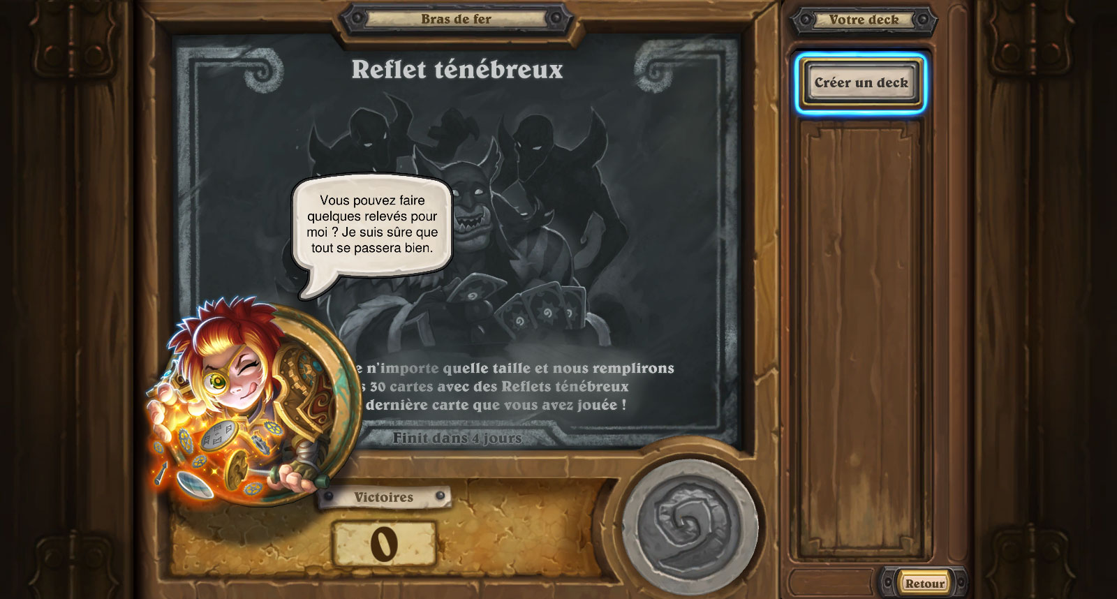 Bras de fer de la semaine : Reflet ténébreux