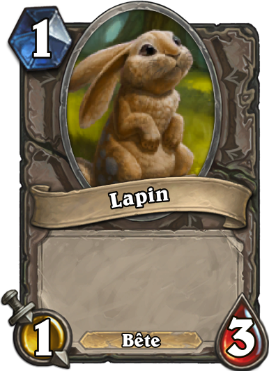 Carte Hearthstone - Lapin