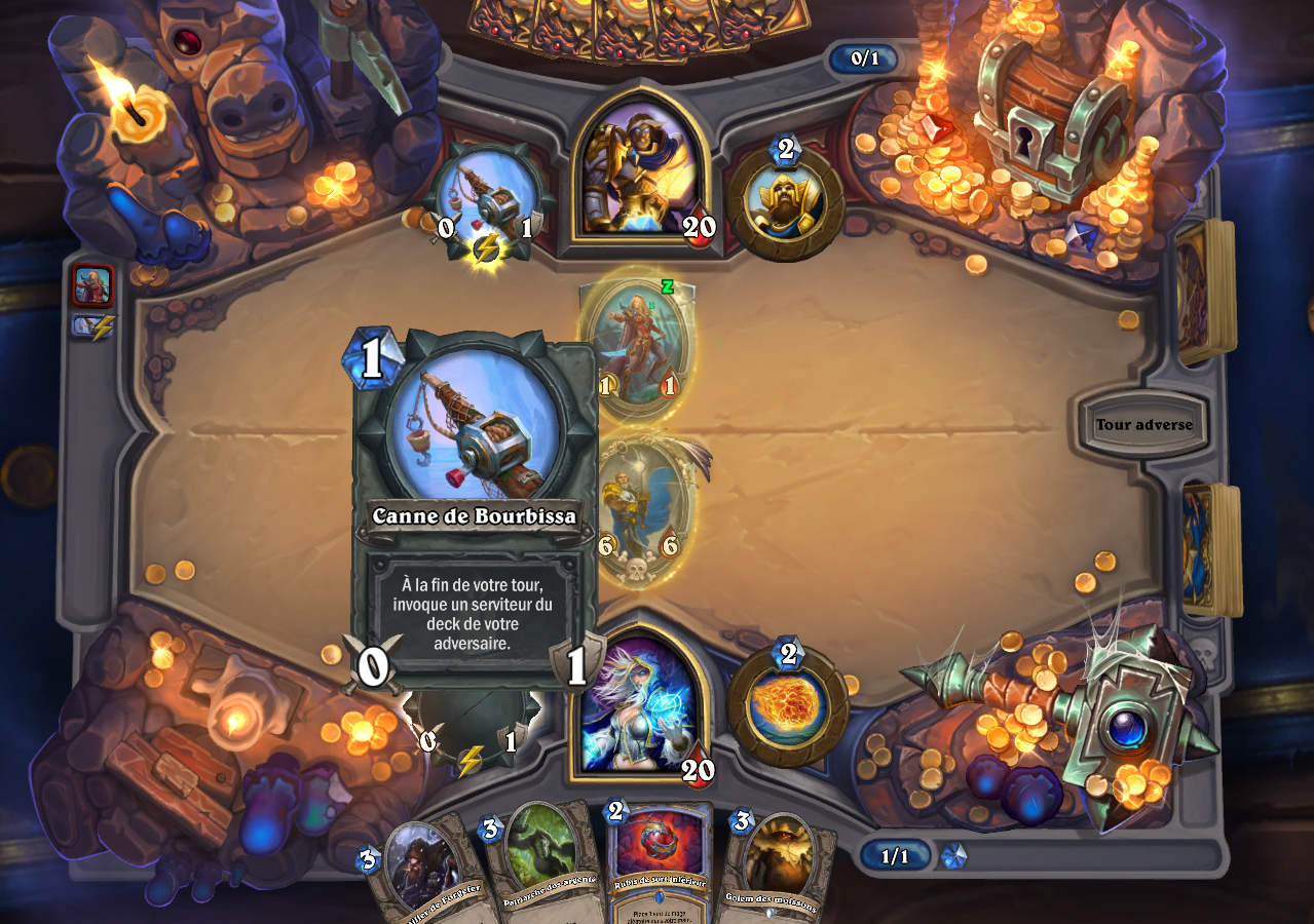 La Canne de bourbissa vous est attribuée tout au long de la partie