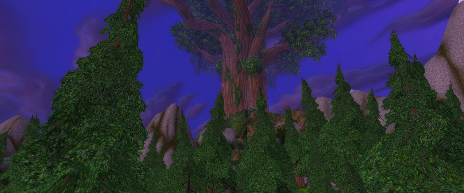 Nordrassil et le Mont Hyjal