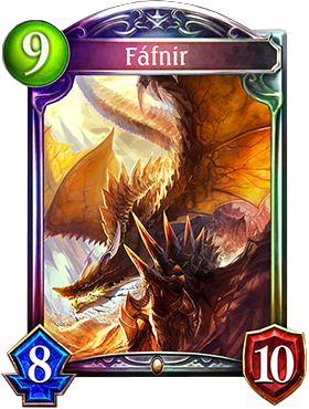 Fafnir carte Shadowverse