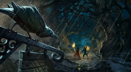 Image de Gilnéas Bois Maudit Hearthstone Art