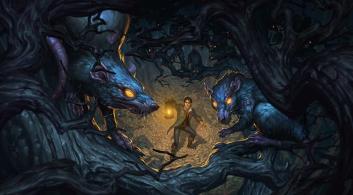 Image de Gilnéas Bois Maudit Hearthstone Art