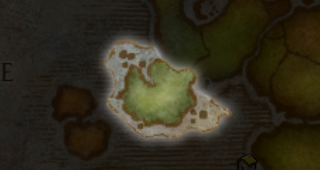 Gilnéas sur la carte des Royaumes de l