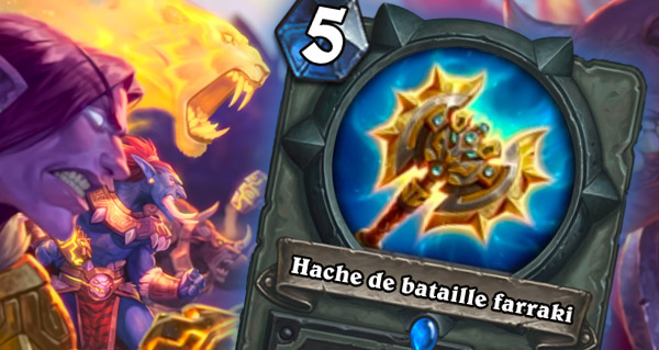 rastakhan : hache de bataille farraki pour paladin
