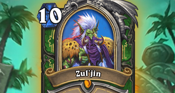 rastakhan : zul'jin, carte heros et champion troll chasseur