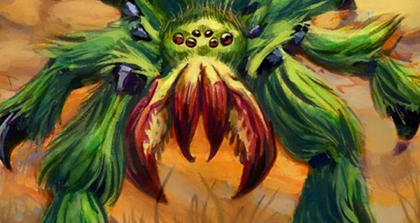 bras de fer hebdomadaire : invasion d'araignees