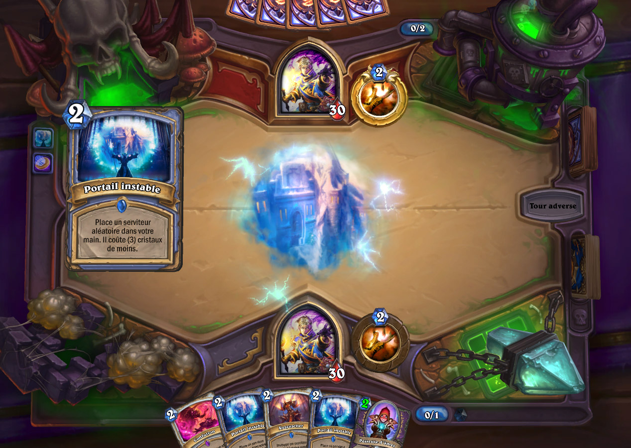 Jouez avec des portails instables