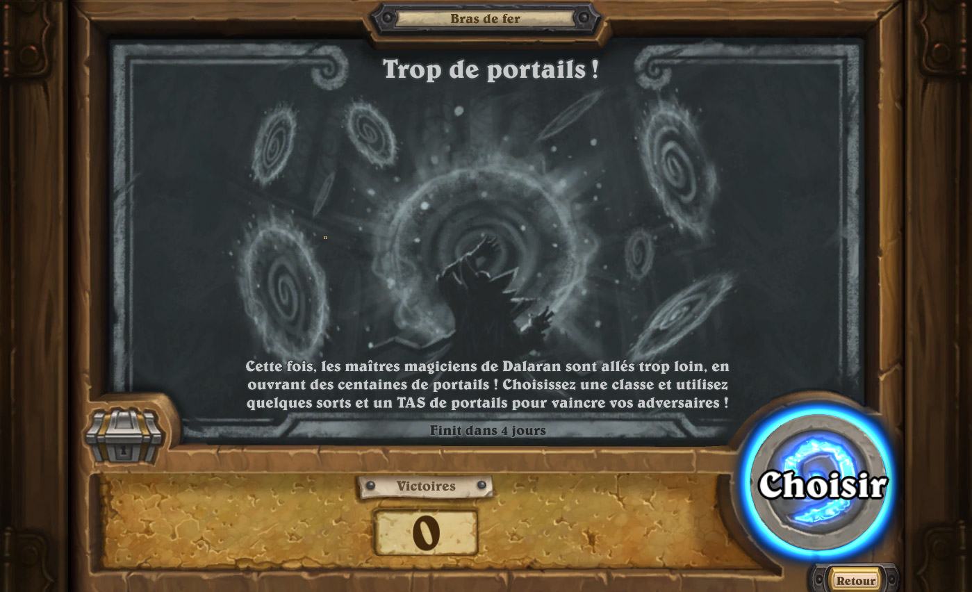 Bras de fer Hearthstone : Trop de portails