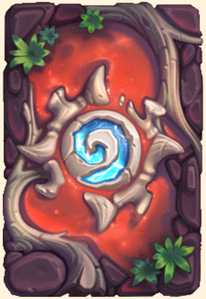 Dos de carte Hearthstone - Océan de dunes