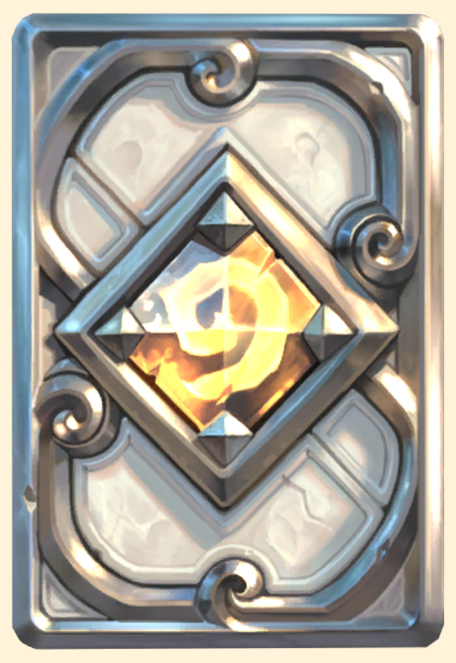 Dos de carte Hearthstone - Scène immaculée