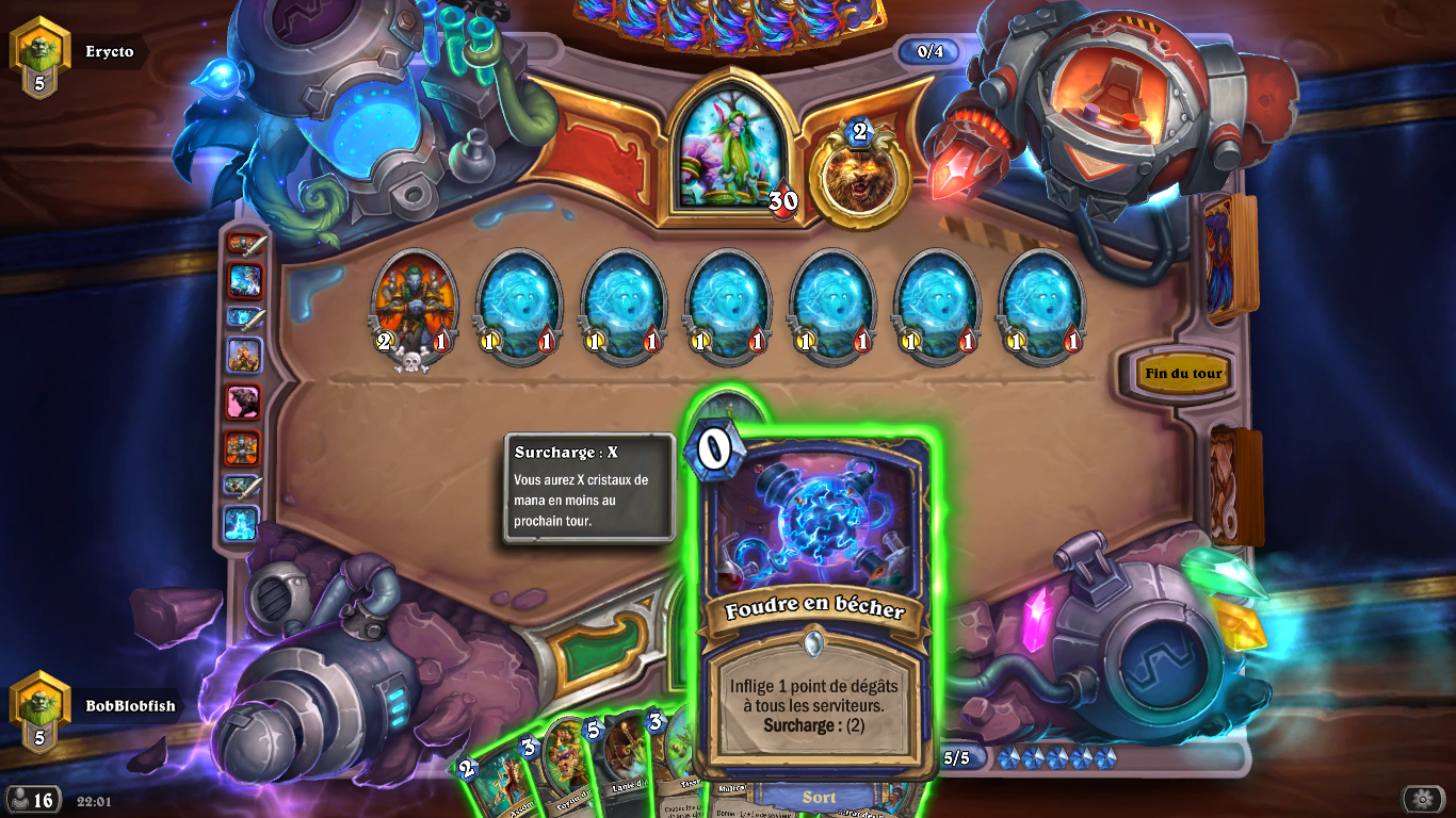 La découverte de cartes d'autres classes rend le deck particulièrement flexible