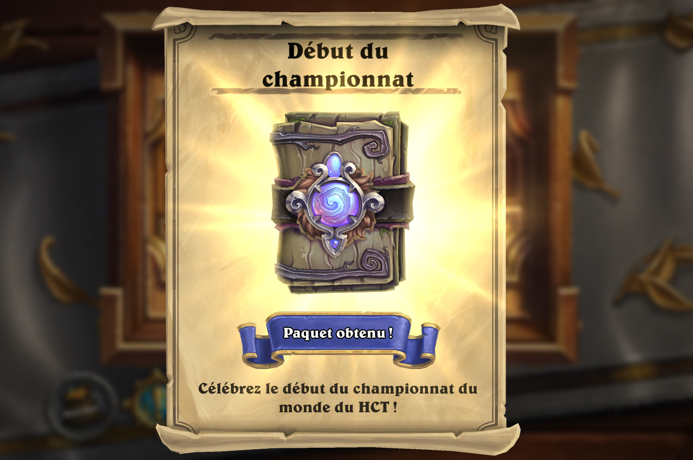 Récompense du 26 avril : Un paquet Bois Maudit