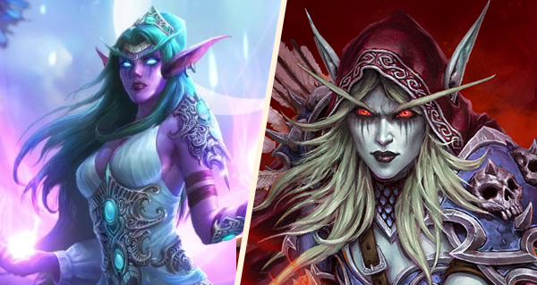 hearthstone : tyrande gratuit et nouveau heros alternatif sylvanas