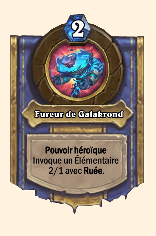 Pouvoir héroïque de Galakrond Hearthstone