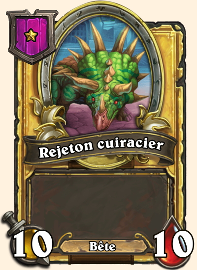 Carte champs de bataille dorée invoquée