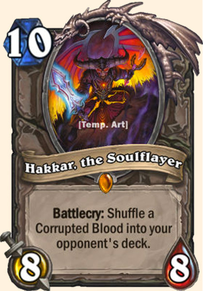 Hakkar, l'écorcheur d'âmes carte Hearthstone