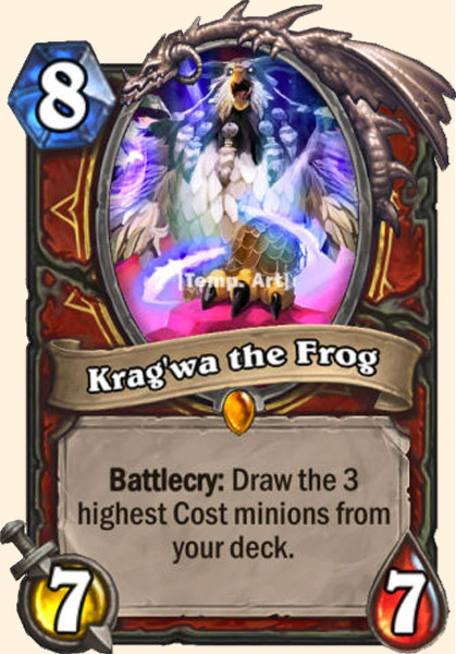 Krag'wa carte Hearthstone