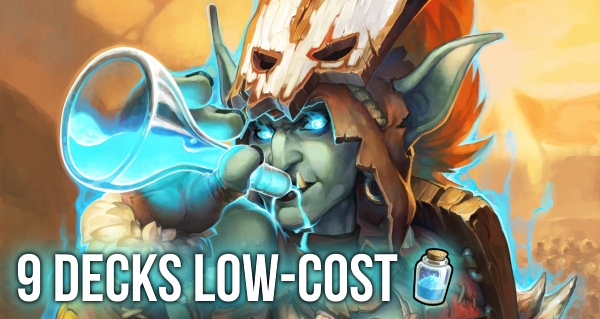 hearthstone : 9 decks low-cost rastakhan