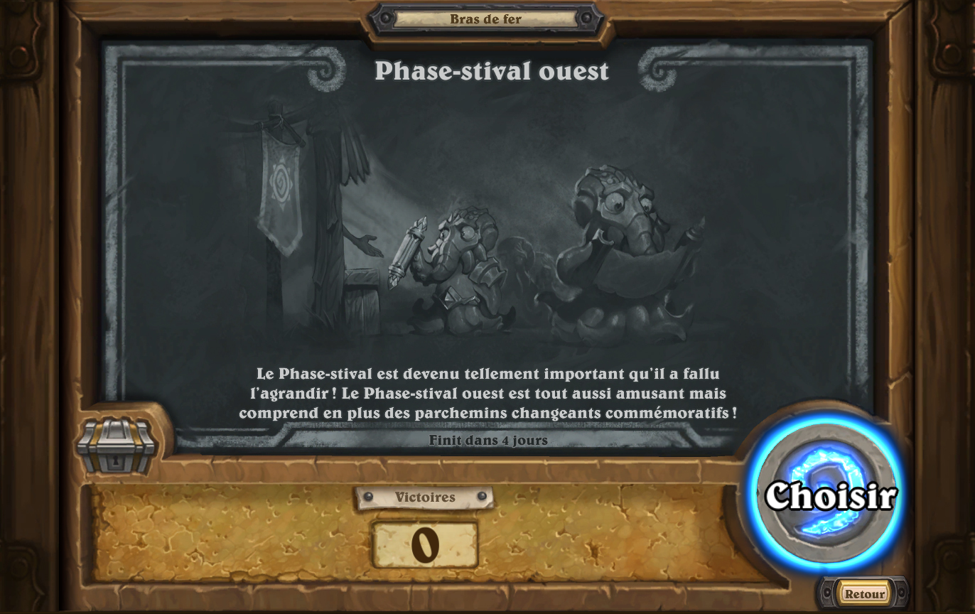 Nouveau bras de fer de la semaine : phase-stival ouest