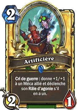 Carte Hearthstone Armageboum - Artificière
