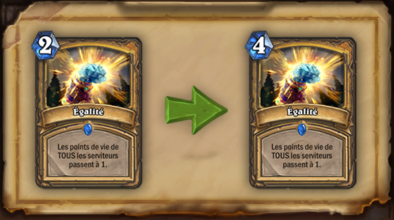 Égalité passe à quatre cristaux de mana