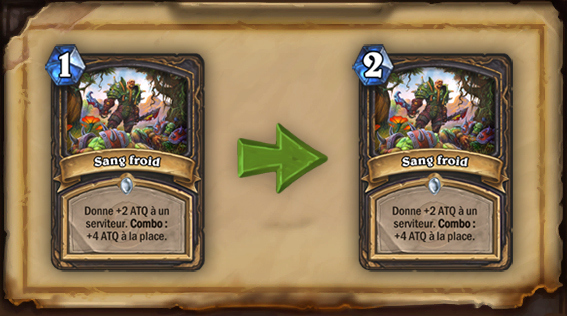 Sang froid passe à deux cristaux de mana