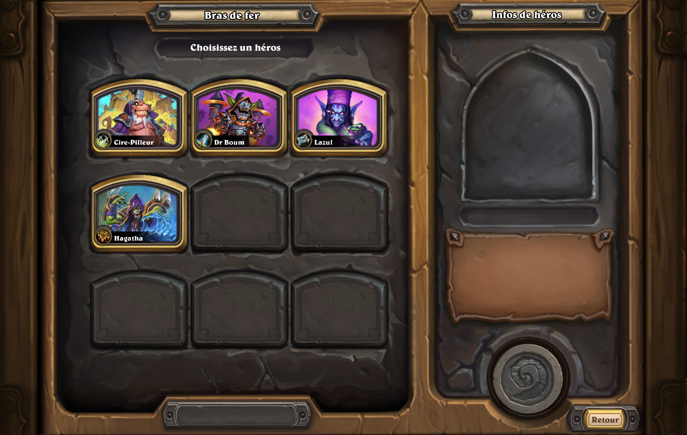 Choix du héros