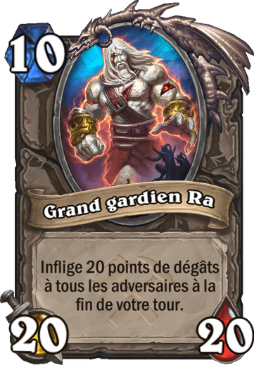 Carte Hearthstone Haut gardien Ra