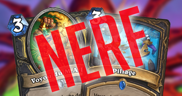 equilibrage pour 4 cartes heartstone prevu pour le 22 mai 2019