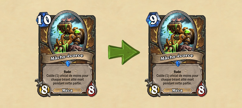 Équilibrage de Mâche-écorce prévu le 3 juin 2019