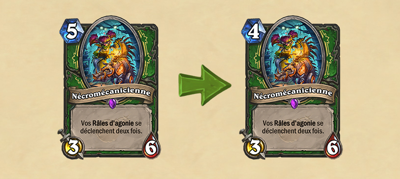 Équilibrage de Nécromécanicienne prévu le 3 juin 2019