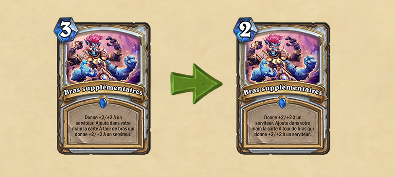 Équilibrage deBras supplémentaires prévu le 3 juin 2019