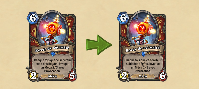 Équilibrage de Rover de sécurité prévu le 3 juin 2019